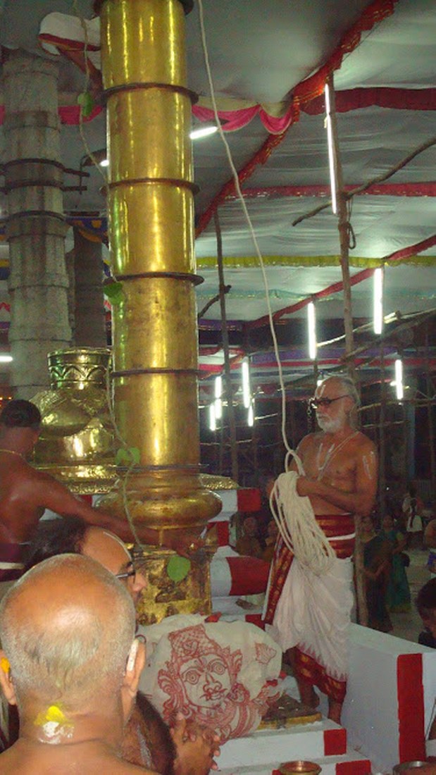 Kanchipuram Sri Devarajaswami Kovil Vaikasi Brahmotsavam- Dvajarohanam  2014 -15