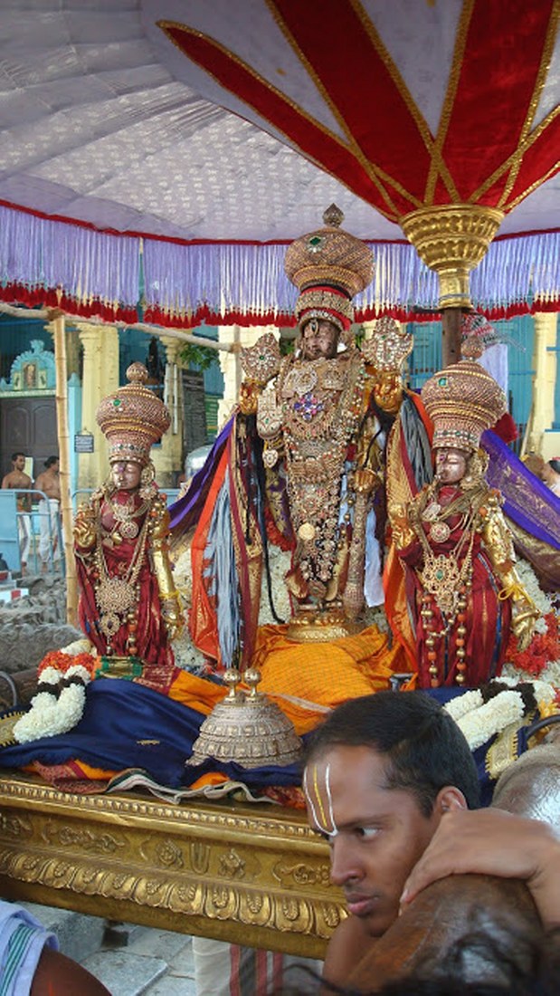 Kanchipuram Sri Devarajaswami Kovil Vaikasi Brahmotsavam- Dvajarohanam  2014 -65