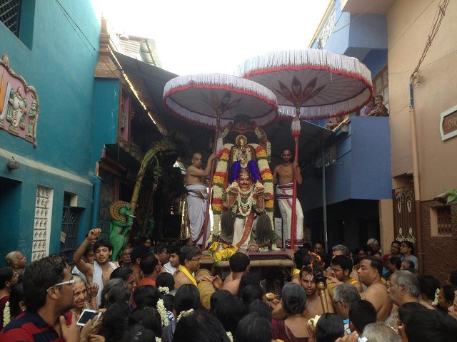 Mgr Nagar Avatara Utsavam day 2 Garuda sevai 2014 -5