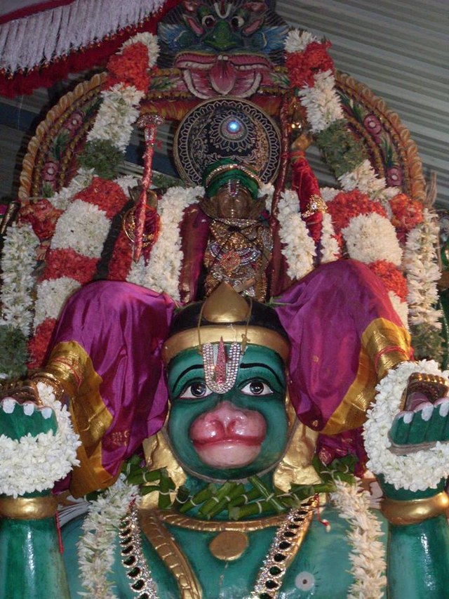 Mgr Nagar Avatara Utsavam day 2 Hanumantha Vahananam 2014 -4