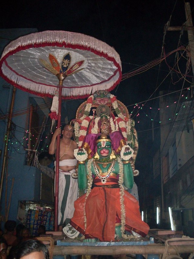 Mgr Nagar Avatara Utsavam day 2 Hanumantha Vahananam 2014 -5