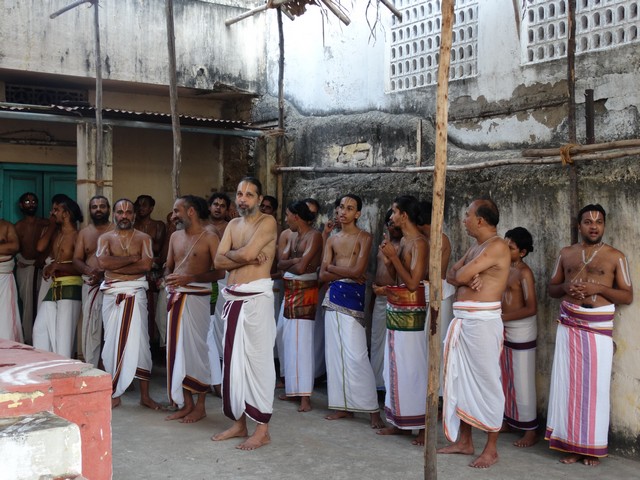 Mylapore SVDD Srinivasa Perumal  May 30,2014 Vaigasi Maasam Bhrahmotsavam Dwajarohanam and DAY 1 morning CHAPARAM 36
