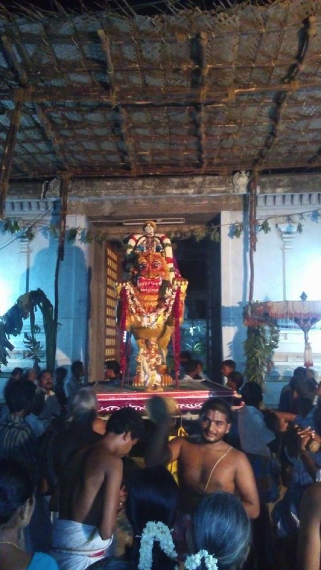Puduvayal Sri Vijayaragahva Perumal Temple Brahmotsavam Simha vahanam 2014--00