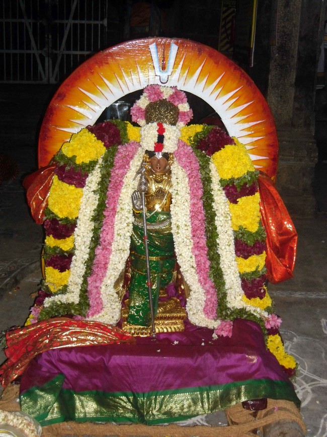Thirukannamangai Bhakthavatsala Perumal Temple Chithirai Brahmotsavam Dvajorahanam 2014 -08