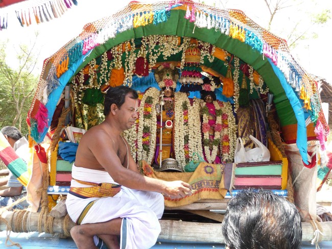Thirukannamangai Bhakthavatsala Perumal Temple Chithirai Brahmotsavam Dvajorahanam 2014 -10