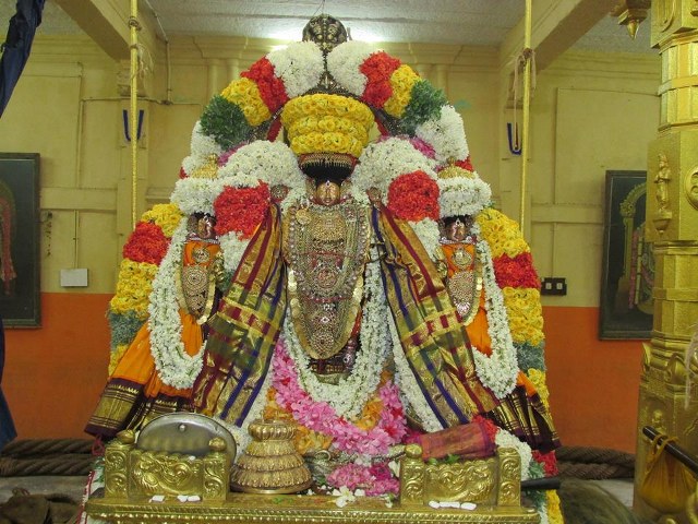 Thiruvahindrapuram Chithirai Brahmotsavam Angurarapanam 2014 -11