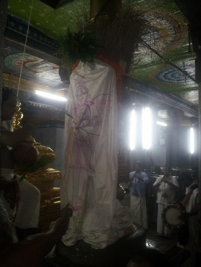 Thiruvahindrapuram Chithirai Brahmotsavam Angurarapanam 2014 -12