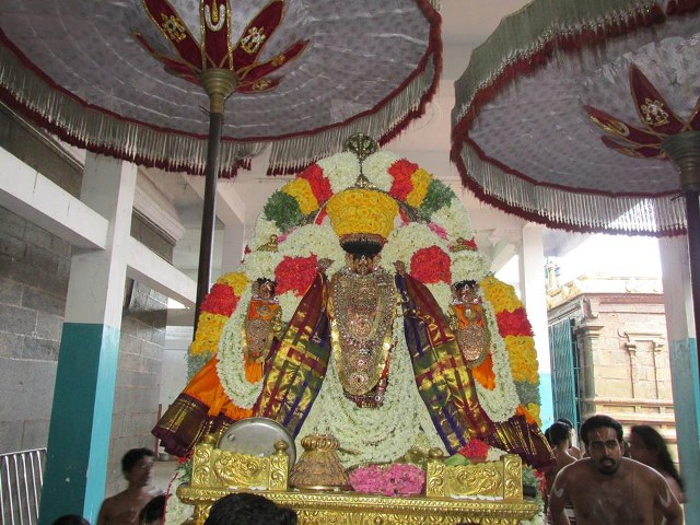 Thiruvahindrapuram Chithirai Brahmotsavam Angurarapanam 2014 -13
