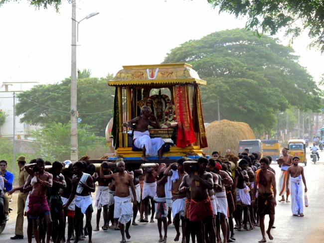 Thiruvallur Sri Veeraraghava Perumal Chithirai Brahmotsavam Day 1 Morning 04-05-2014    10