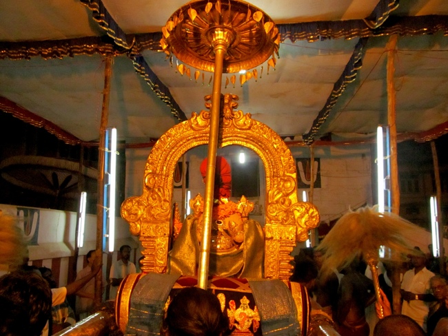 Thiruvallur Sri Veeraraghava Perumal Chithirai Brahmotsavam Pusha Pallaku  Night 16-05-2014   01