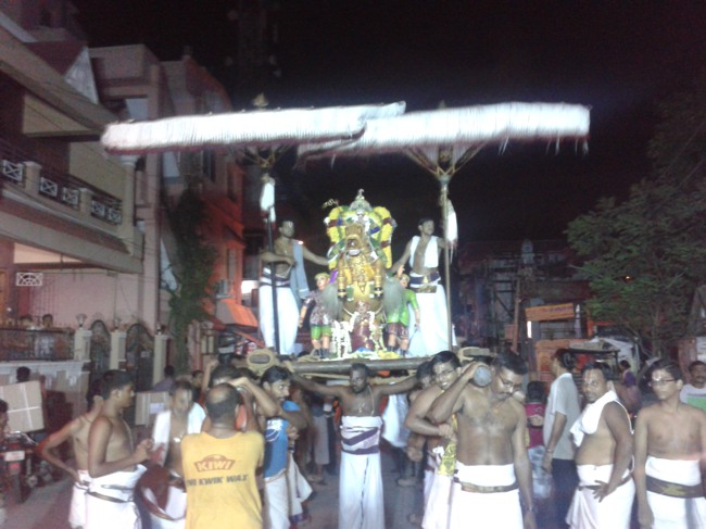 Villivakkam Sowmya Damodara Perumal Temple Brahmotsavam Kudhirai Vahanam  2014--11