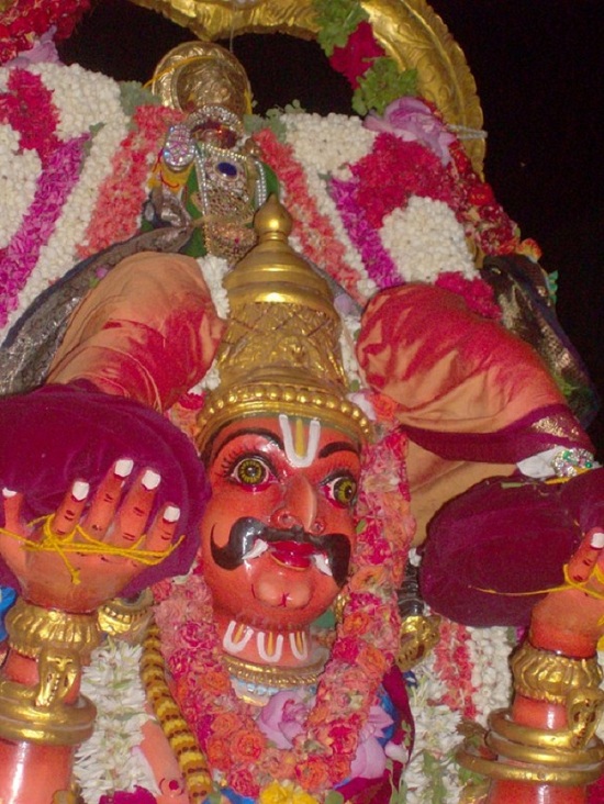 Aani Garudan At Nanganallur Sri Lakshmi Hayavadhana Perumal Temple4