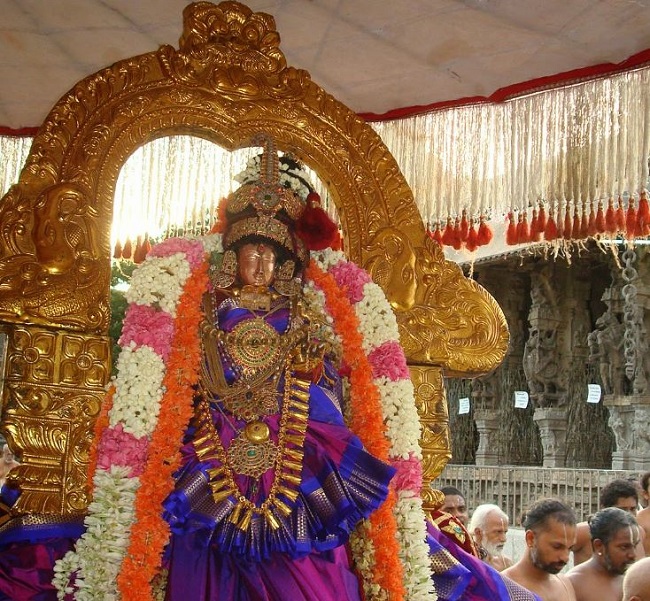 Kanchi Devarajaswami kovil  Andal THiruvadipooram Utsavam day 3 2014 06