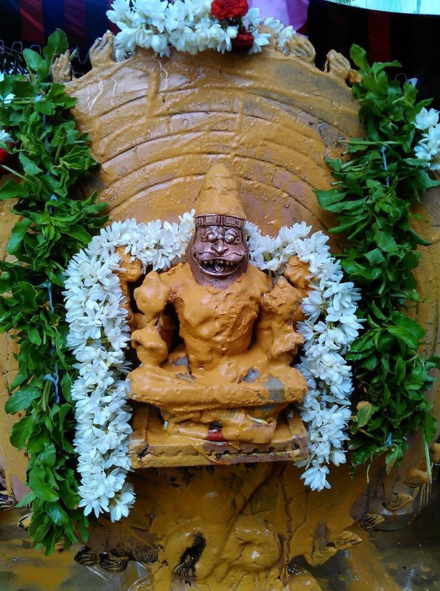 Sudharshana Jayanthi at Porur Perumal Temple 2014 06