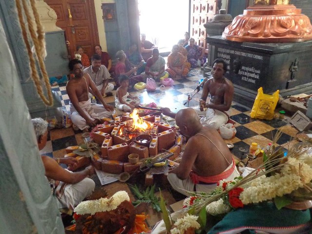 Sudharshana Jayanthi at Taramani Sri Prasanna Venkatesa Perumal Temple 2014 1