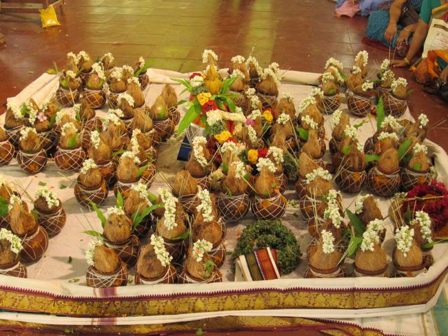 Thirumanjanam at Selaiyur Ahobila mutt Temple 2014 02