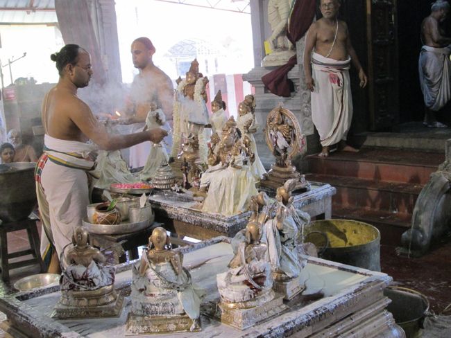 Thirumanjanam at Selaiyur Ahobila mutt Temple 2014 05