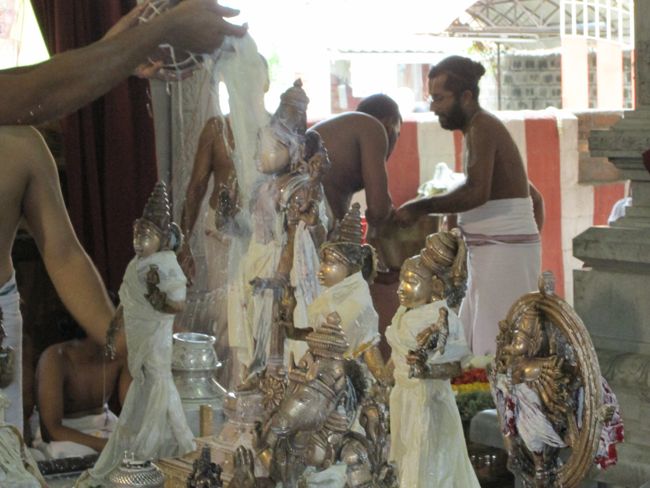 Thirumanjanam at Selaiyur Ahobila mutt Temple 2014 08