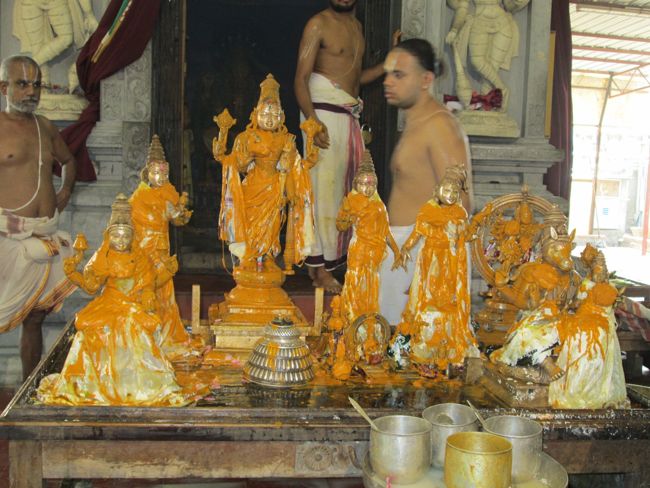 Thirumanjanam at Selaiyur Ahobila mutt Temple 2014 28