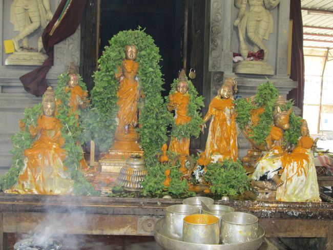 Thirumanjanam at Selaiyur Ahobila mutt Temple 2014 31