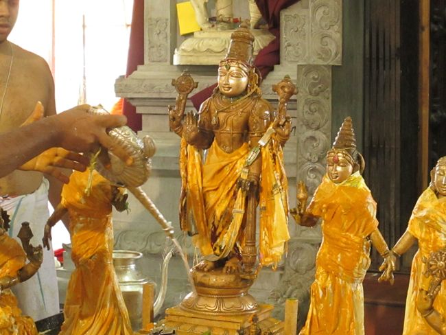 Thirumanjanam at Selaiyur Ahobila mutt Temple 2014 46