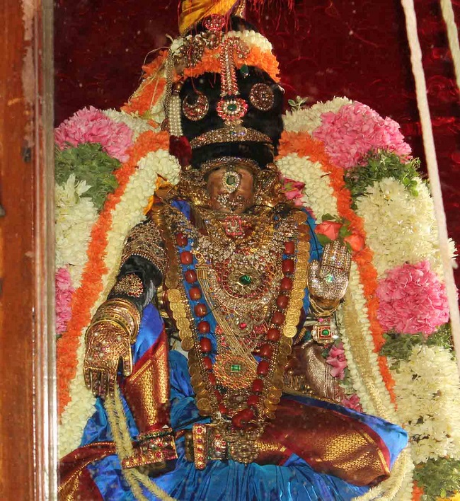 Thiruvallikeni Thelliyasingar Brahmotsavam Nachiyar thirukolam 2014 3