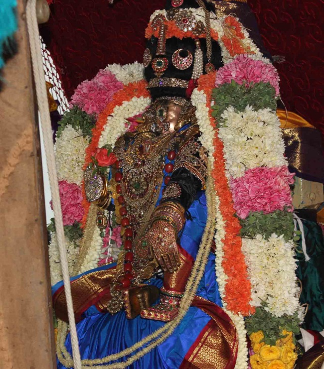 Thiruvallikeni Thelliyasingar Brahmotsavam Nachiyar thirukolam 2014 6