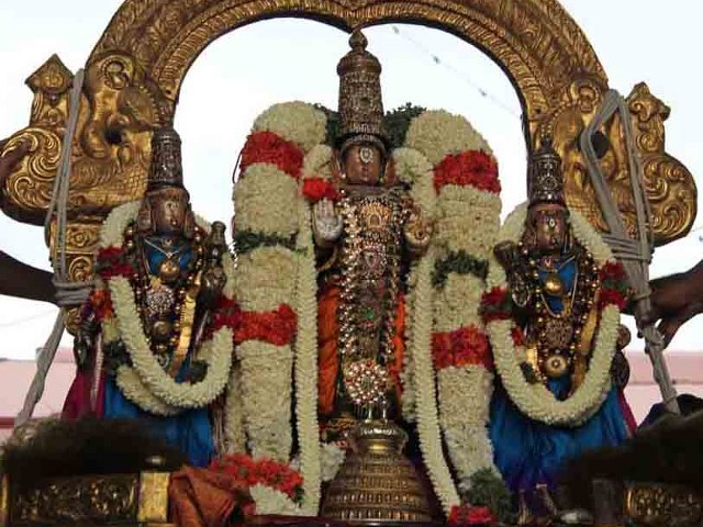 Triplicane Sri Parthasarathy Perumal Temple Thelliyasingar Brahmotsavam day 1  2014 08