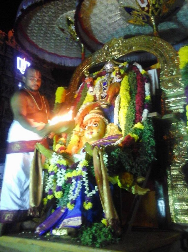 Palayamkottai  Sri Azhagiayamannar Rajagopala Swami Temple Garuda sevai 2014 4