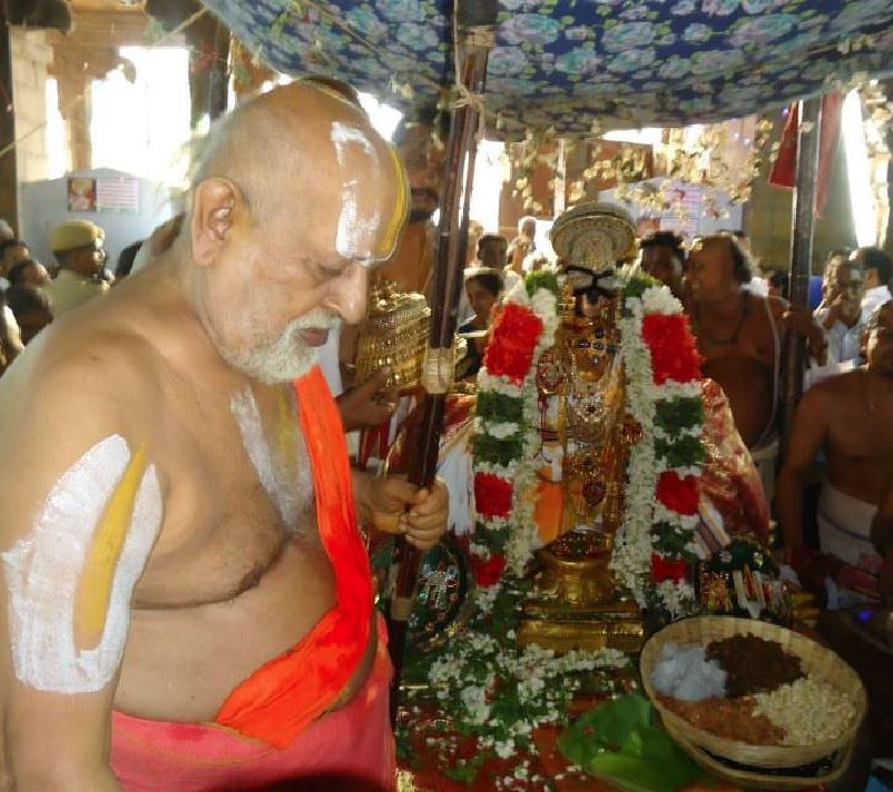 Srimushnam Andavan Mangalasasanam to Namperumal at Ammamandapam