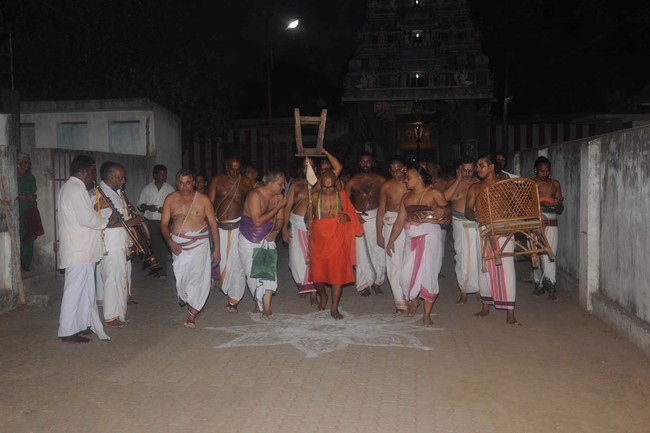 HH 46th Jeer of Ahobila Math Mangalasasanam  at Kodavasal Srinivasa Perumal Devasthanam. 2014 03