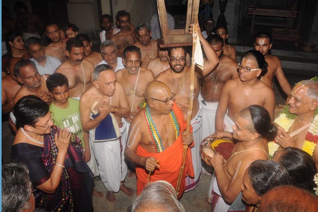 HH 46th Jeer of Ahobila Math Mangalasasanam  at Kodavasal Srinivasa Perumal Devasthanam. 2014 06