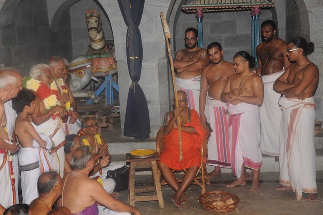 HH 46th Jeer of Ahobila Math Mangalasasanam  at Kodavasal Srinivasa Perumal Devasthanam. 2014 10