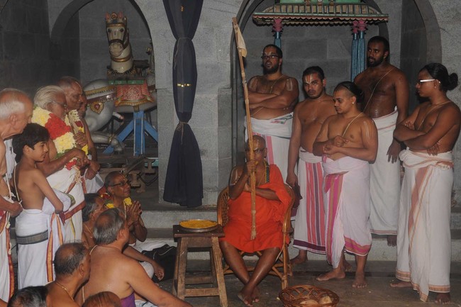 HH 46th Jeer of Ahobila Math Mangalasasanam  at Kodavasal Srinivasa Perumal Devasthanam. 2014 11
