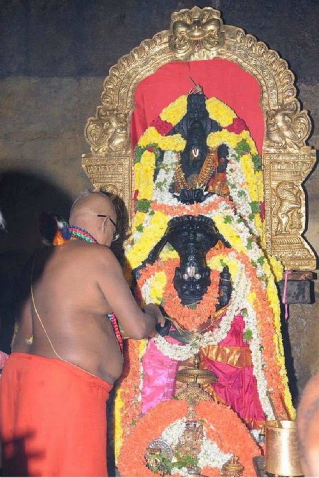HH 46th Srimath Azhagiyasingar Mangalasasanam And Sri Malolan Serthi Utsavam At Upper Ahobilam36