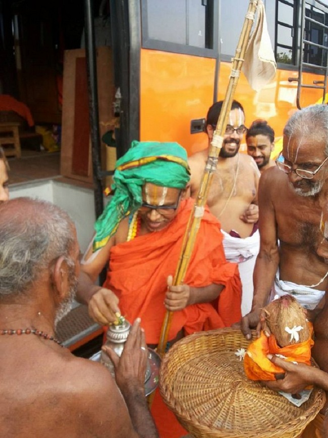 HH 46th Srimath Azhagiyasingar Mangalasasanam At Nirmal Sri Srinivasa Perumal Temple3