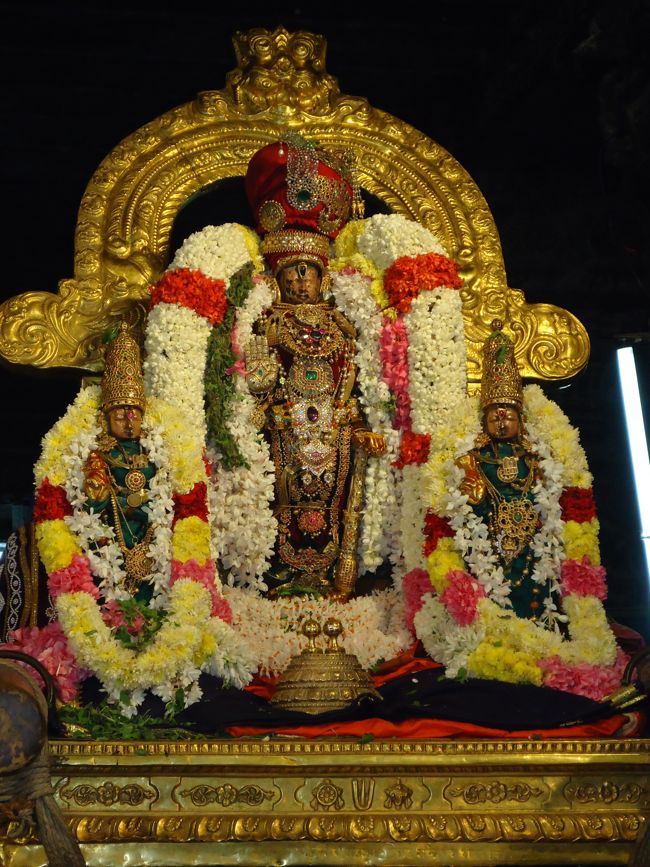 HH Azwhar Thirunagari Jeeyar Mangalasasanam At Kanchi Devapperumal Sannadhi 2014 09
