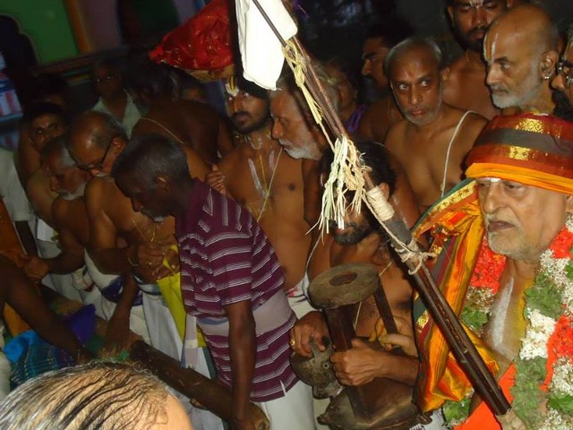 HH Srimushnam Andavan Mangalasasanam at Oppiliappan Venkatachalapathi Temple  2014 03