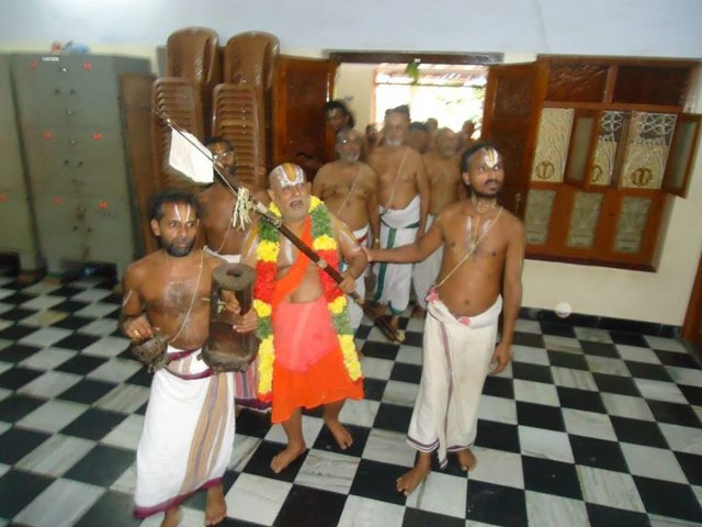 HH Srimushnam Andavan Mangalasasanam at Oppiliappan Venkatachalapathi Temple  2014 06