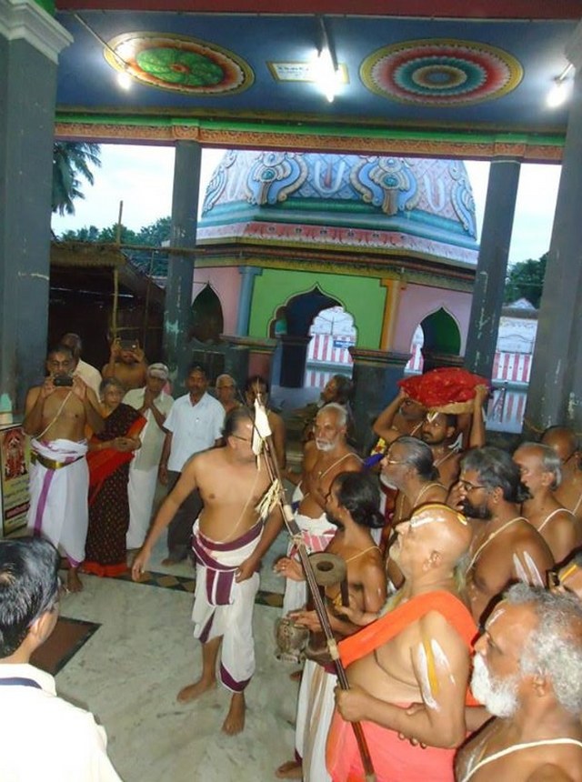HH Srimushnam Andavan Mangalasasanam at Oppiliappan Venkatachalapathi Temple  2014 09