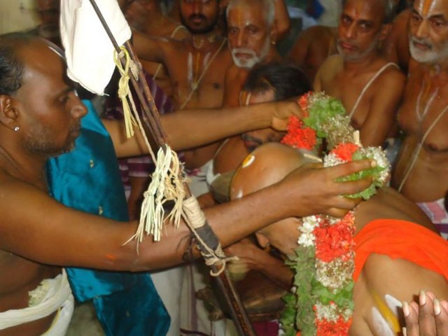 HH Srimushnam Andavan Mangalasasanam at Oppiliappan Venkatachalapathi Temple  2014 12