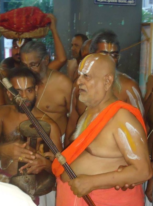 HH Srimushnam Andavan Mangalasasanam at Oppiliappan Venkatachalapathi Temple  2014 14