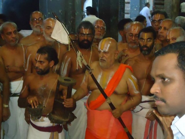 HH Srimushnam Andavan Mangalasasanam at Oppiliappan Venkatachalapathi Temple  2014 18
