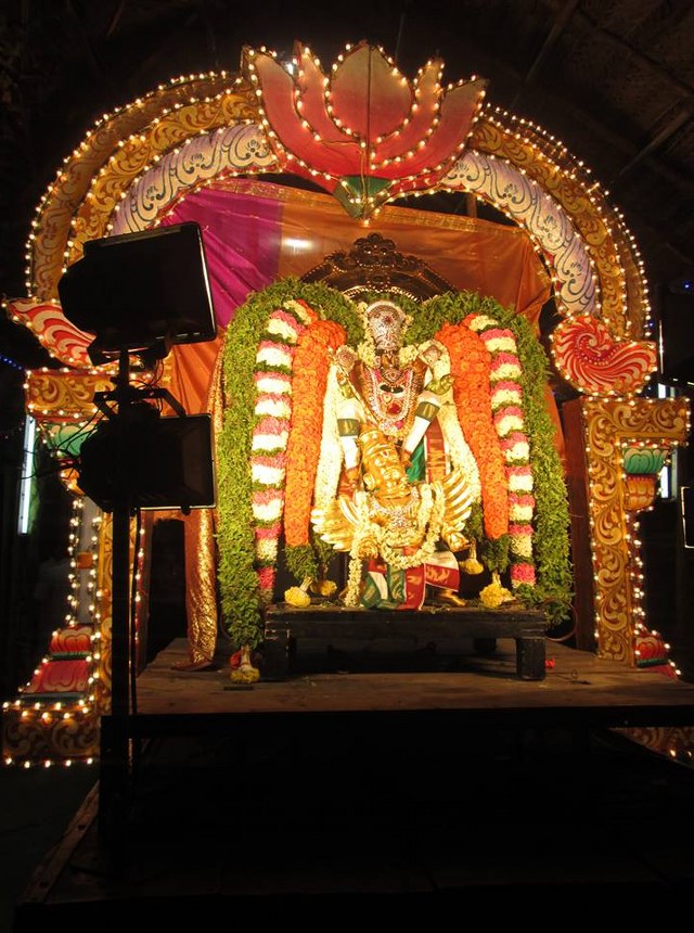 Pondicherry Hayagreevar Sannadhi Day 4 Garuda Sevai 2014 18