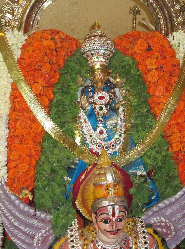 Pondicherry Hayagreevar Sannadhi Day 4 Garuda Sevai 2014 19