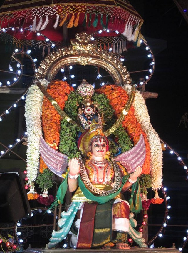 Pondicherry Hayagreevar Sannadhi Day 4 Garuda Sevai 2014 20