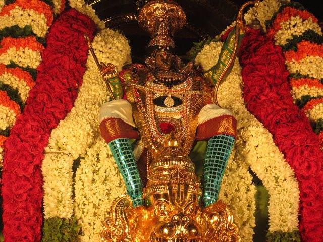 Pondicherry Sri Hayagreevar Sannadhi Brahmotsavam day 5  2014 01