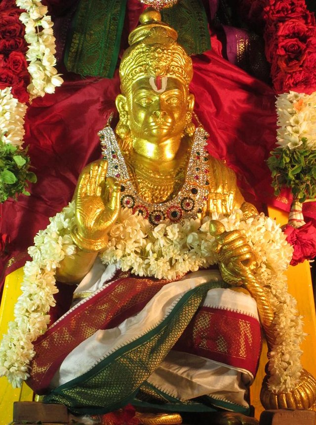 Pondicherry Sri Hayagreevar Sannadhi Brahmotsavam day 5  2014 02