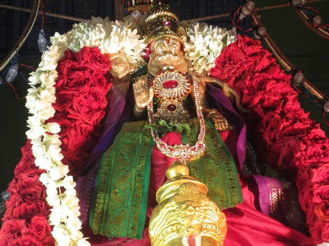 Pondicherry Sri Hayagreevar Sannadhi Brahmotsavam day 5  2014 04