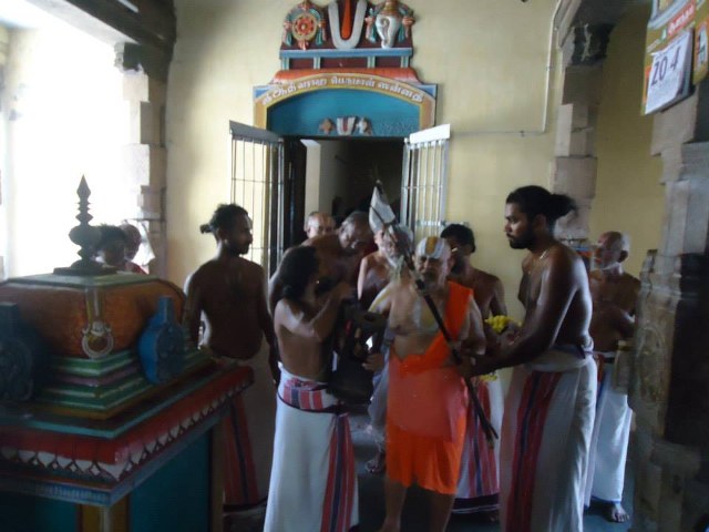 Srimushnam Andavan Mangalasasanam at Kumbakonam Sri Adhivaraha Perumal Temple  2014 11